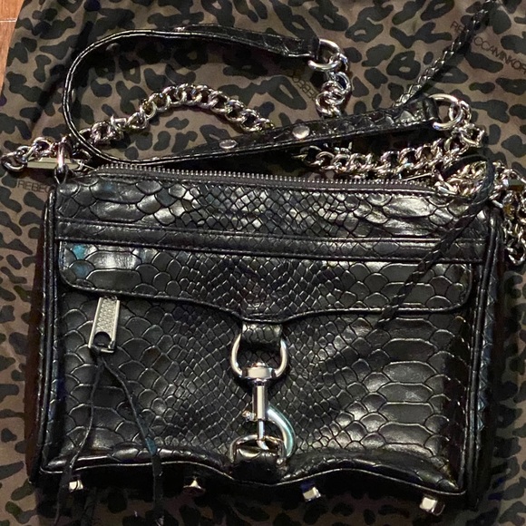Rebecca Minkoff Snakeskin Crossbody Bag - Picture 1 of 13